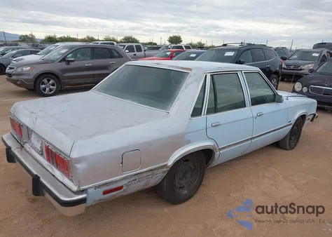 1983 Ford Fairmont Futura z USA, uszkodzony, nr VIN 1FABP36X7DK150794